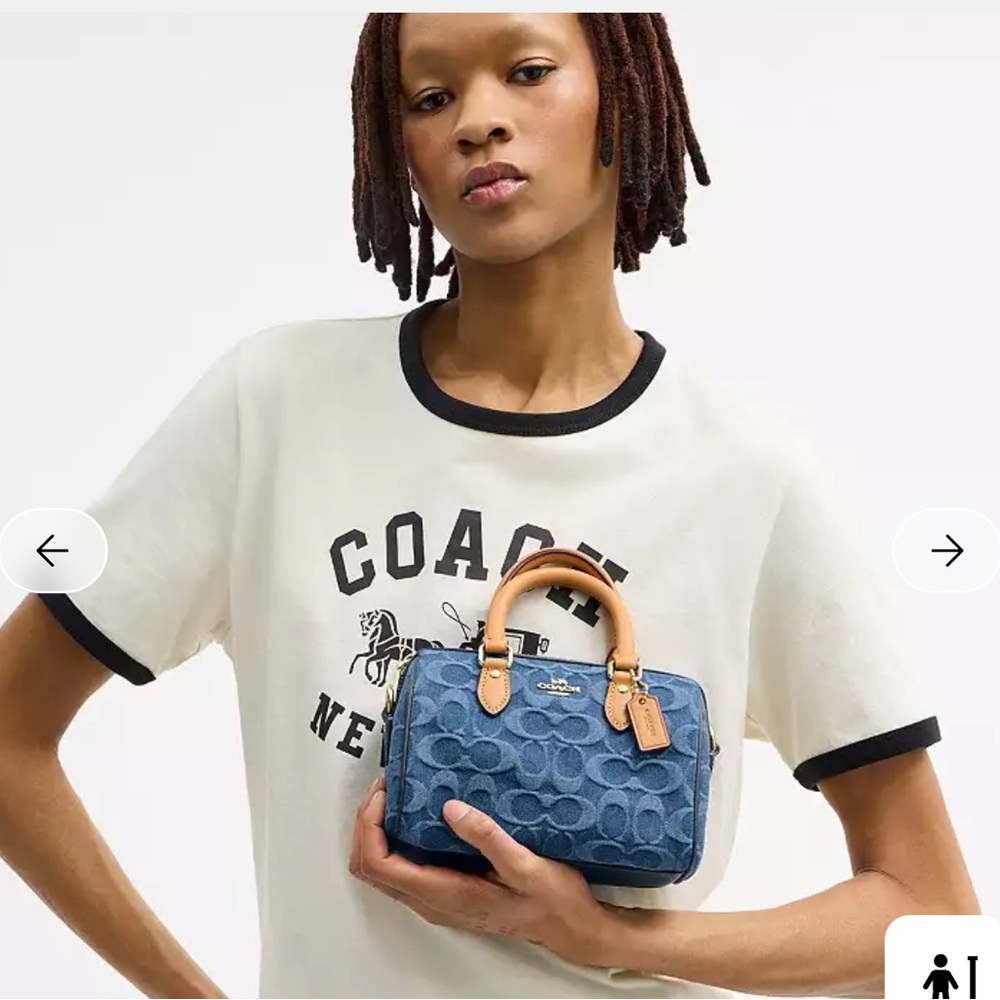 Coach Denim mini Rowan - Picture 5 of 10
